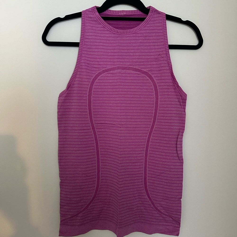 Lululemon pink tank top